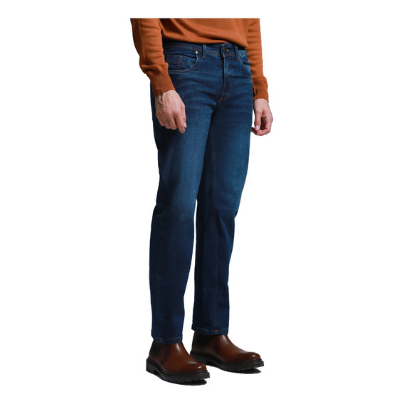 Jeans Recto Regular Lob Cjnr0010 Hombre