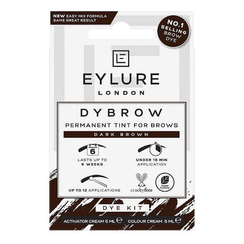 Eylure Dybrow Tinte Para Cejas · Permanente · Tonos Tono Cafe Oscuro