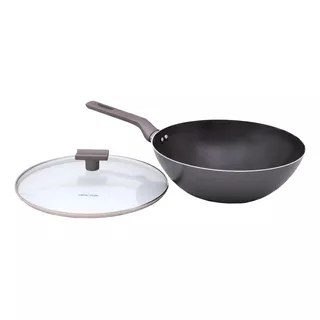 Wok Sartin Alumínio Cerâmica 28cm 4,15 Litros Mimo Style Cor Grafite