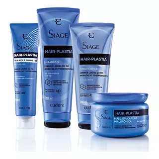 Siàge Hair Plastia Com Booster Pro-aging Combo (4 Itens)