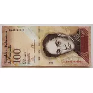 Billete Venezuela 100 Bolívares Octubre 2013 Bv8 Unc