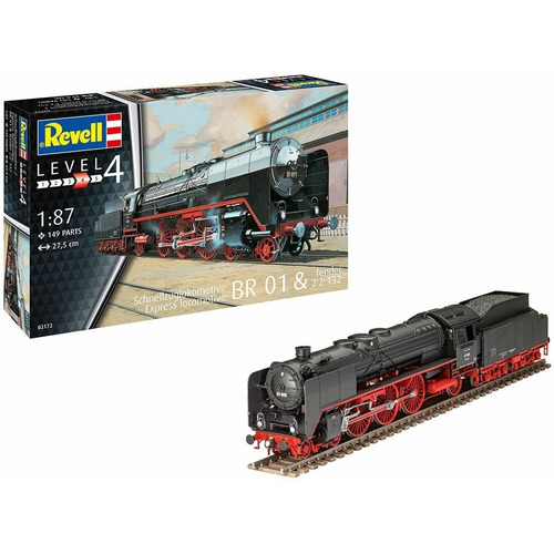 Locomotora Exprés Revell 02172 Br01 con Tender 1/87