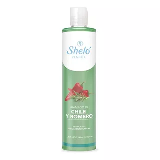  Shelo Shampoo Chile Y Romero Crece Cabello Caida Suaviza /sa