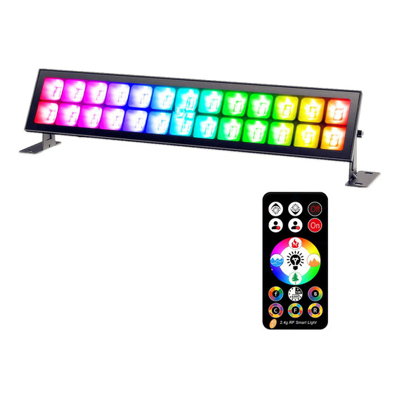 Luces De Barra De Luz Negra Uv Rgb De 72 W Para Fiesta