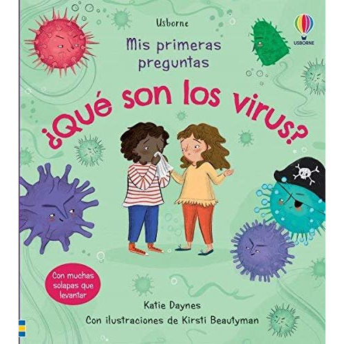 Qué Son Los Virus? Mis Primeras Preguntas (t.d), De Katie Daynes. Editorial Usborne, Tapa Dura En Español