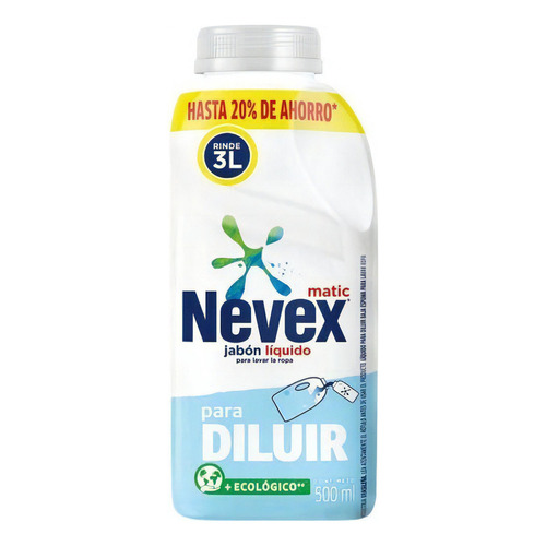 Jabón Liquido Nevex Concentrado Para Diluir 500ml