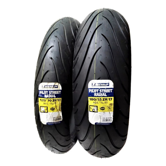 Llantas Michelin 180/55zr-17 Y 120/70zr-17 Pilot S. Radial