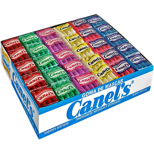 Chicle Canel´s Celofan 60 Chicles Sabores Surtidos Clasicos