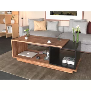 Mesa Ratona De Centro Moderna Melamina Muebles Psh