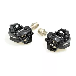 Pedales Automaticos Mtb Awa M101 Negro Traba Spd Compatible