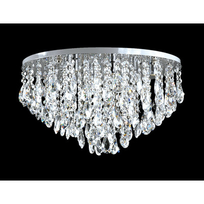 Plafon Colgante Nina Cairel Cristal 6 Luces Led Incluidas