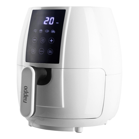 Freidora De Aire Nappo Digital 1000w 3.2l Táctil Blanca