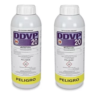 Paquete De 2 Ddvp 20 De 1 Lt Insecticida Urbano Diclorvos