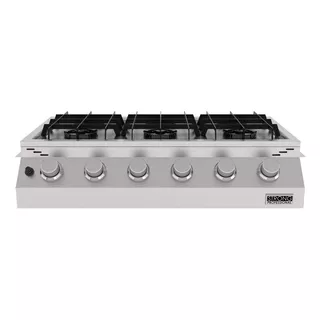 Rangetop Para Embutir 6 Queimadores Strongrill 100% Inox