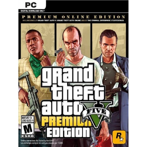 Grand Theft Auto V  GTA Premium Edition Rockstar Games PC Digital