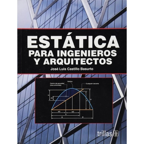 Estática Para Ingenieros Y Arquitectos, De Castillo Basurto, Jose Luis., Vol. 2. Editorial Trillas, Tapa Blanda, Edición 2a En Español, 2006