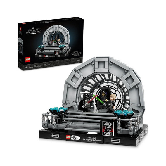 Kit Lego Star Wars 75352 Diorama Trono Del Emperador 807 Pz Cantidad De Piezas 807