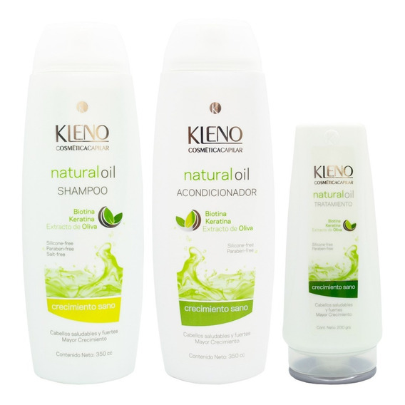 Kleno Natural Oil Shampoo + Acondicionador + Mascara Pelo