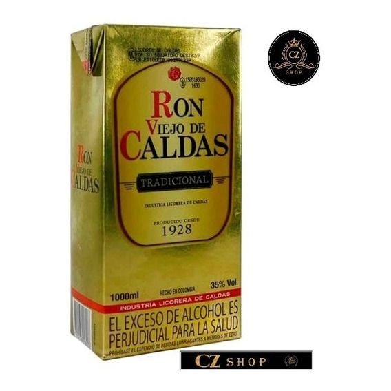 Ron Viejo De Caldas T X 1000 Ml - mL a $56