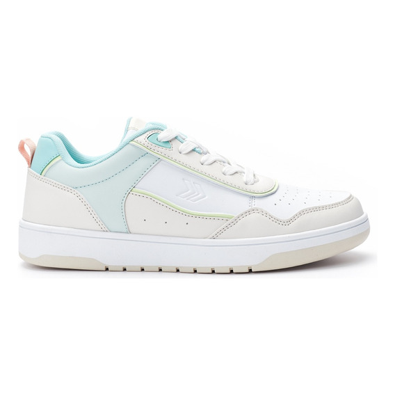 Zapatilla Blanca Y Menta Further Mujer Atomik