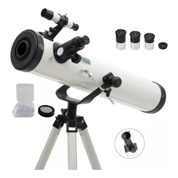 Telescopio Profesional Astronomico 76/700mm 50x Reflector 