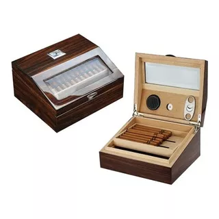 Caja Para Habanos Humidor Para Puros Cigarros 