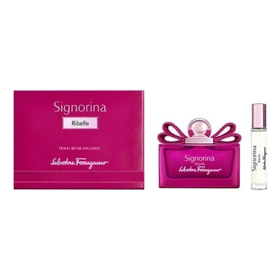 Set De Mujer Ferragamo Signorina Ribelle 100 Ml Edp