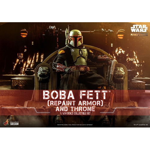 Boba Fett Repaint Armor And Thron Hot Toys Figure