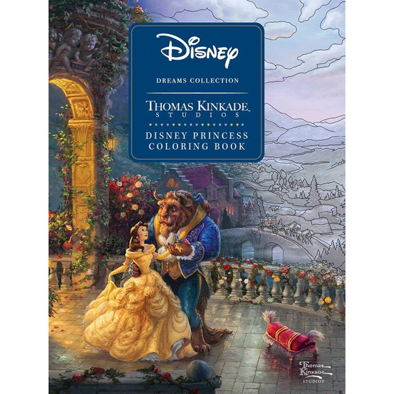 Thomas Kinkade Disney Princess Libro Para Colorear