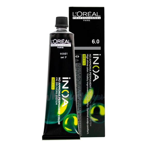 Tinte Loreal Inoa 6-45 Rubio Oscuro Cobr - g a $573