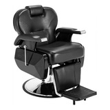 Silla Sillon Barbero Peluquería Barberia Estetica Negra