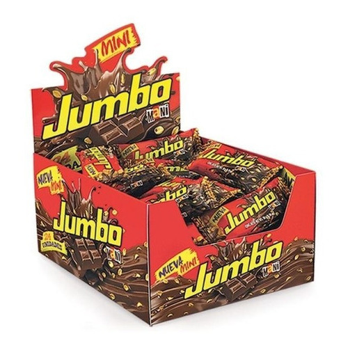 Chocolate Mini Jumbo Mani - Caja X 24 Und