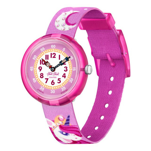 Reloj Flik Flak Dreaming Unicorn Para Niños De Tela Zfbnp195