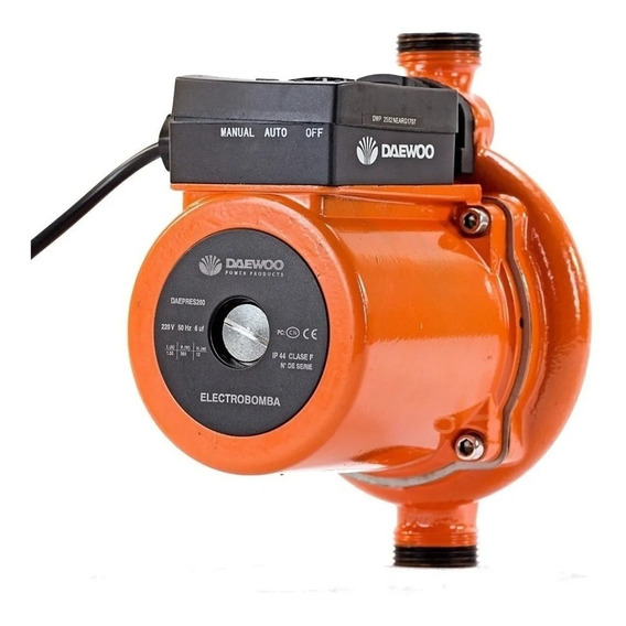 Bomba Presurizadora Elevadora 260w Daewoo 3-4 Baños Bronce