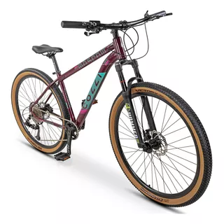 Bicicleta Aro 29 Mtb Colli Moscow 12v Suspensão Com Trava Cor Bordô Tamanho Do Quadro 15,5