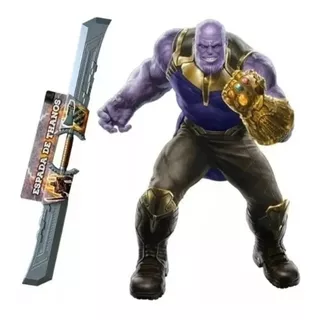 Espada Thanos Doble Filo Arma 1 Metro Avengers End Game Color Gris