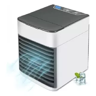 Mini Climatizador Umidificador De Ar Condicionado Portátil Cor Branco 110v