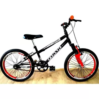 Bicicleta Aro 20 Garra Flash Bmx Cross Cor Preto E Vermelho