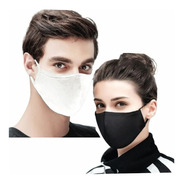 100 Máscaras De Tecido Duplo Algodão Lavável Não Descartável