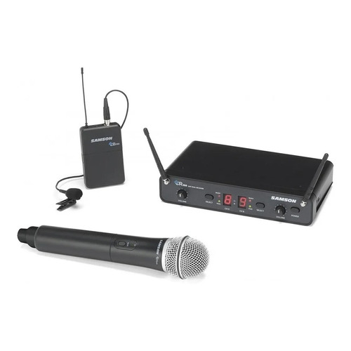 Sistema Inalámbrico Samson Concert 288x C88xvbh108e-k 2 Mic Color Negro