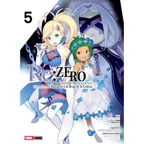 Re Zero: Chapter Four, De Tappei Nagatsuki. Serie Re Zero, Vol. 5. Editorial Panini, Tapa Blanda En Español, 2023