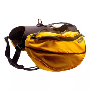 Mochila Trail Amarela Para Cachorro Cachorreiros