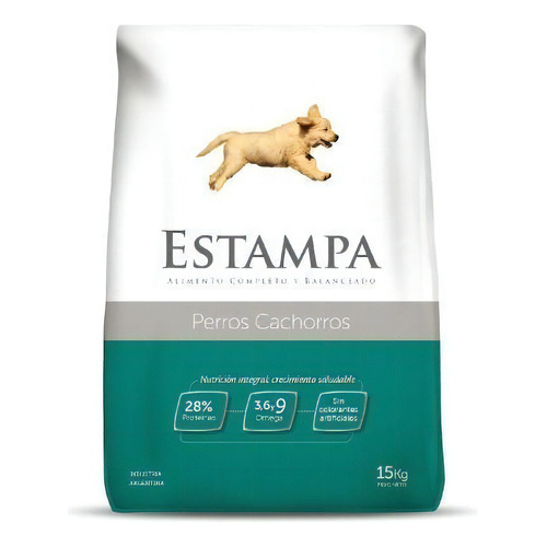 Alimento Estampa Premium para perro cachorro en bolsa de 15 kg