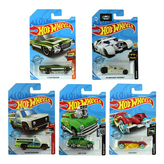 Hotwheels X 12 Unidades Surtidas En Empaque Individual 