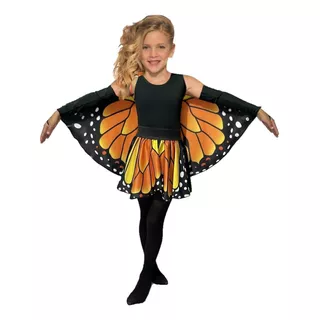 Disfraz De Mariposa Monarca - Disfraces De Primavera - Disfraz Alas De Primavera - Disfraces De Mariposas Para Niñas - Disfraz De La Primavera - Traje