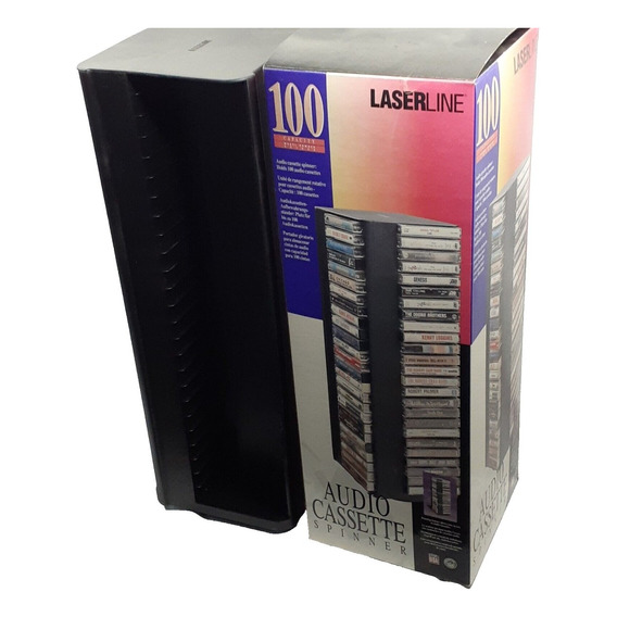 Organizador De 100 Cassette De Audio Rotativo Laserline