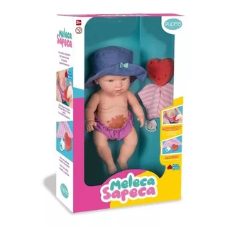 Boneca Baby Bebê Meleca Sapeca C/ Acessórios Brinquedo Pupee