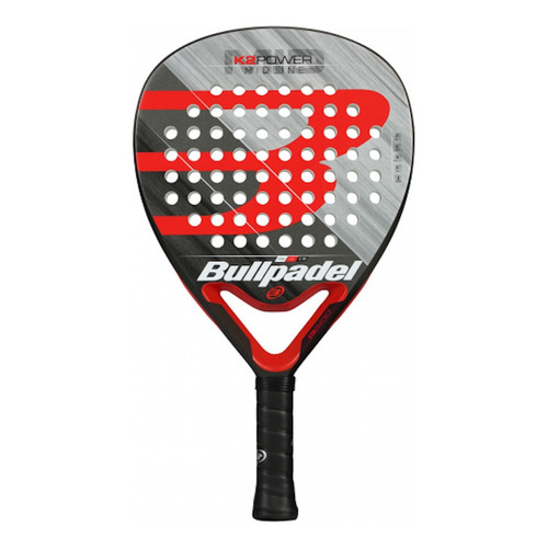 Raqueta de pádel  Bullpadel K2 Power 2019 color negro/rojo