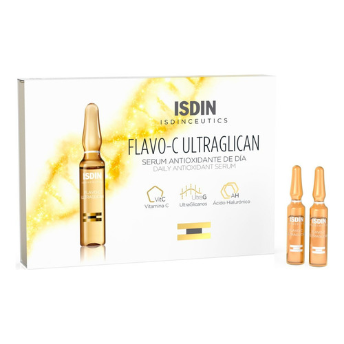 Isdinceutics Flavo-c Ultraglican Ampolletas 10x2ml Tipo de piel Todo tipo de piel