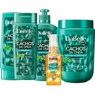 Kit Cacho Da Onda Dabelle Hair Cabelo Crespo Cacheado Vegano